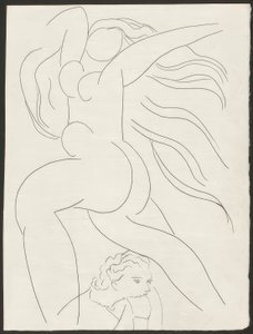 Toast, Platte eins aus Poesies de Mallarmé von Henri Matisse