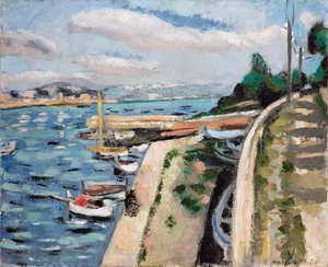 Blick auf Antibes, ca. 1925