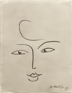 Gesicht von Henri Matisse