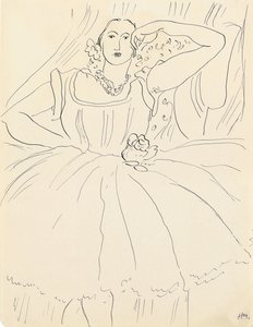 Frau im Abendkleid von Henri Matisse