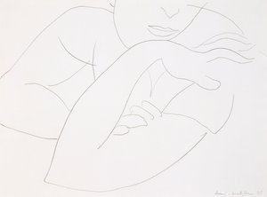 Frau mit verschränkten Armen von Henri Matisse