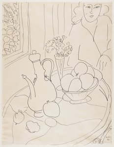 Frau mit Stillleben von Henri Matisse