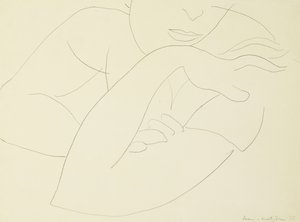 Frau mit verschränkten Armen von Henri Matisse