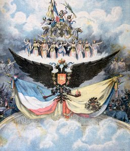 Feierlichkeiten an der Oper in Paris zu Ehren der französisch-russischen Doppelallianz, 1893 von Henri Meyer