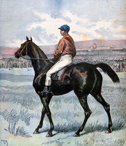 Clamart, Gewinner des Grand Prix de Paris, im Besitz von Edmond Blanc, 1892