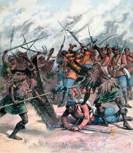 Aufstand in Manpur, Indien, 1891