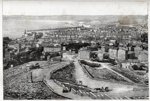 Marseille im Jahr 1894 - Zeichnung von Henri Meyer