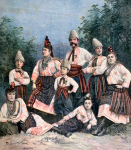 Russische Sänger, 1891