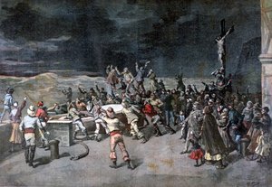 Szene sieben, die Rettung, aus dem Stück Maitre d