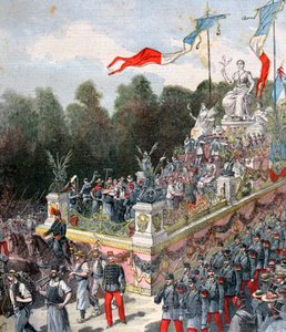 Der Wagen der Harmonie und des Friedens, nationales Schicksal, 22. September, Frankreich, 1892