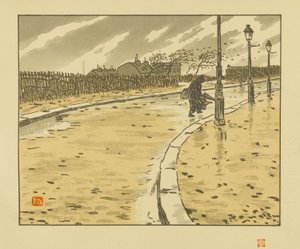 Von der Rue Lamark [Die sechsunddreißig Ansichten des Eiffelturms] von Henri Rivière