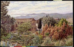 Landschaft. Zeichnung von Henri RIVIERE (1864-1951) von Henri Rivière