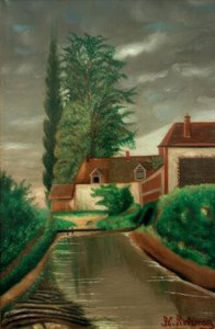 Die Wassermühle von Henri Rousseau