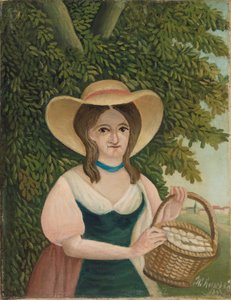 Frau mit Eierkorb von Henri Rousseau