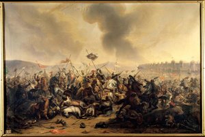 Schlacht von Sultan Kilij-Arslan gegen die Kreuzritter bei der Belagerung von Nicaea 1097