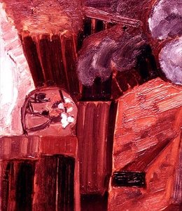 Niederländisches Bauernhaus mit Figuren in Zeeland, ca. 1915 von Henri Victor Gabriel Le Fauconnier