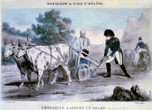 Napoleon I. auf St. Helena: Der Kaiser pflügt eine Furche (30.06.1816)