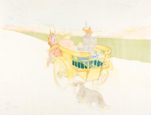 Eine Fahrt aufs Land von Henri de Toulouse-Lautrec