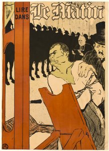Am Fuße des Schafotts von Henri de Toulouse-Lautrec