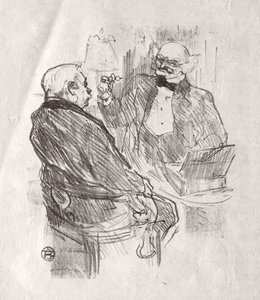 Am Fuße des Sinai: Georges Clemenceau und der Augenarzt Mayer von Henri de Toulouse-Lautrec