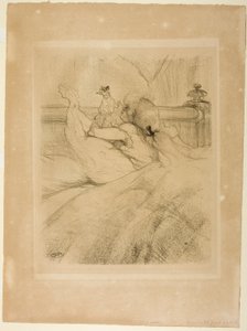 Im Bett von Henri de Toulouse-Lautrec