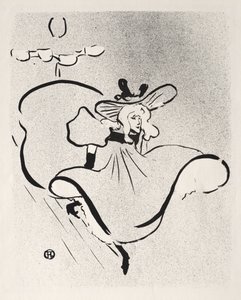 Jane Avril von Henri de Toulouse-Lautrec
