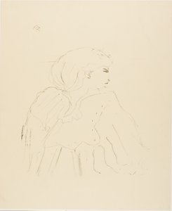 Jane Hading, aus Treize Lithographies von Henri de Toulouse-Lautrec