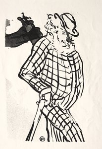 Das Café-Konzert: Amerikanischer Sänger von Henri de Toulouse-Lautrec