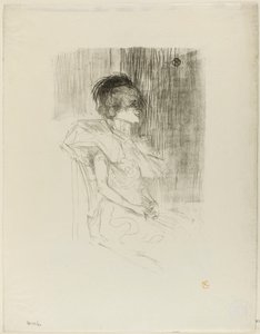 Sitzender Verleiher von Henri de Toulouse-Lautrec