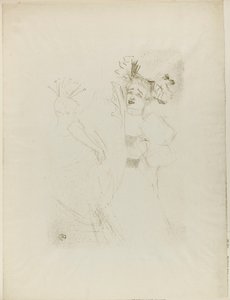 Lender in Chilpéric, Frontalansicht von Henri de Toulouse-Lautrec