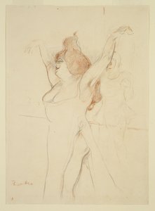 Mademoiselle Cocyle als Helena von Troja in La Belle Helene von Henri de Toulouse Lautrec