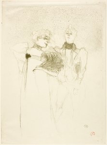 Mademoiselle Lender in Madam Satan von Henri de Toulouse-Lautrec
