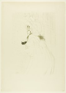 Miss May Belfort verbeugt sich von Henri de Toulouse-Lautrec