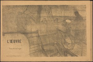 Prospektprogramm des Werks von Henri de Toulouse-Lautrec