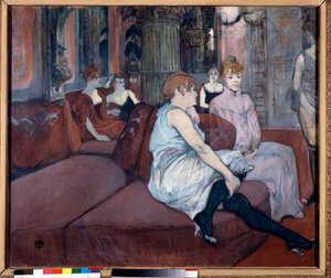 Salon in der Rue des Moulins