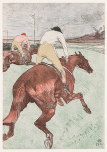 Der Jockey von Henri de Toulouse-Lautrec