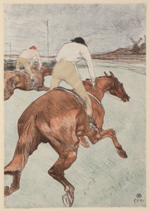 Der Jockey von Henri de Toulouse-Lautrec