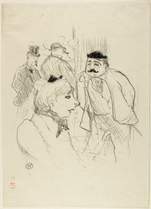 Der Stiel—Moulin Rouge von Henri de Toulouse-Lautrec