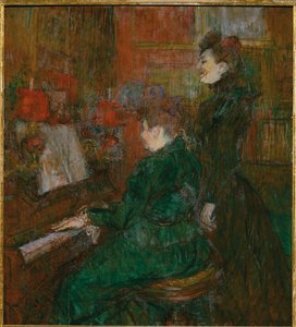 Die Gesangsstunde von Henri de Toulouse-Lautrec