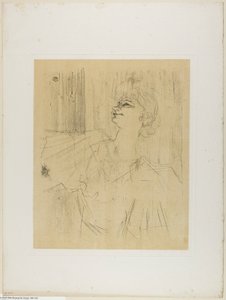 Yvette Guilbert—A Menilmontant de Bruant, aus Yvette Guilbert von Henri de Toulouse-Lautrec