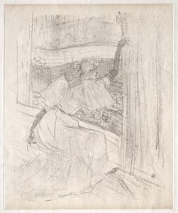 Yvette Guilbert: Saluant le public von Henri de Toulouse-Lautrec