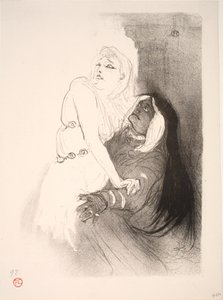 A la Renaissance, Sarah Bernhardt in Phèdre von Henri de Toulouse Lautrec