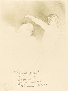 Aux variétés: Mlle. Lender et Brasseur von Henri de Toulouse Lautrec