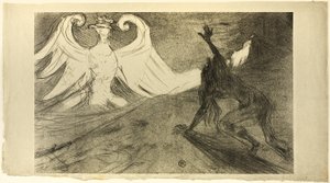 Am Fuß des Sinai, abgelehntes Cover von Henri de Toulouse Lautrec