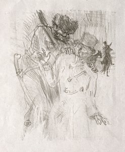 Am Fuße des Sinai: Verhaftung von Schlomé Fuss von Henri de Toulouse Lautrec