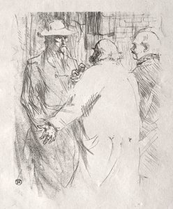 Am Fuße des Sinai: Clemenceau in Busk von Henri de Toulouse Lautrec