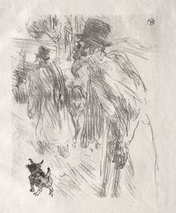 Am Fuß des Sinai: Die polnischen Juden, Karlsbad, 1898 von Henri de Toulouse Lautrec