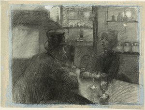 Bar des Cafés der rue de Rome von Henri de Toulouse Lautrec