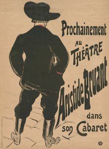 Bruant au Mirliton, 1894 von Henri de Toulouse Lautrec