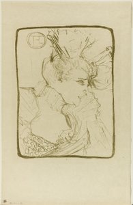 Büste von Mademoiselle Marcelle Lender von Henri de Toulouse Lautrec